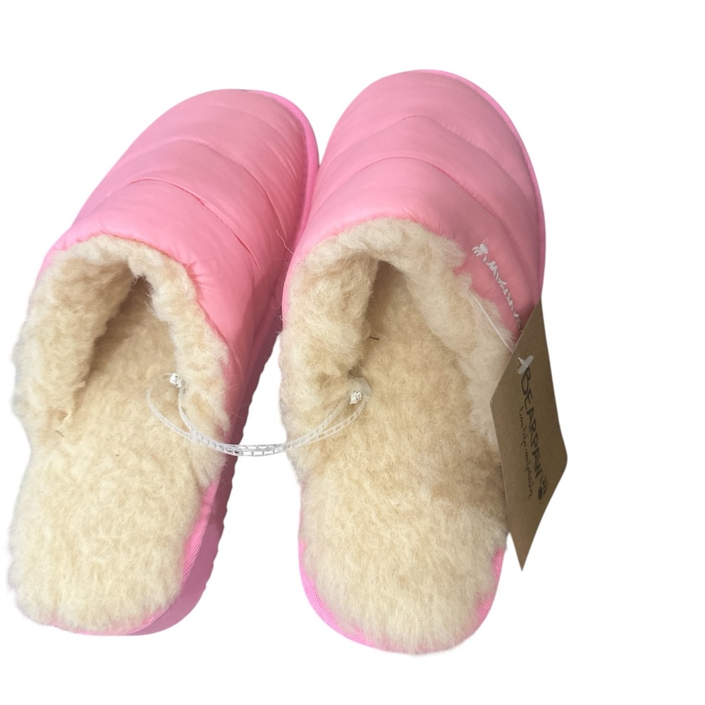 BearPaw Puffy Slipper- Pink size 8 - Picture 4 of 4
